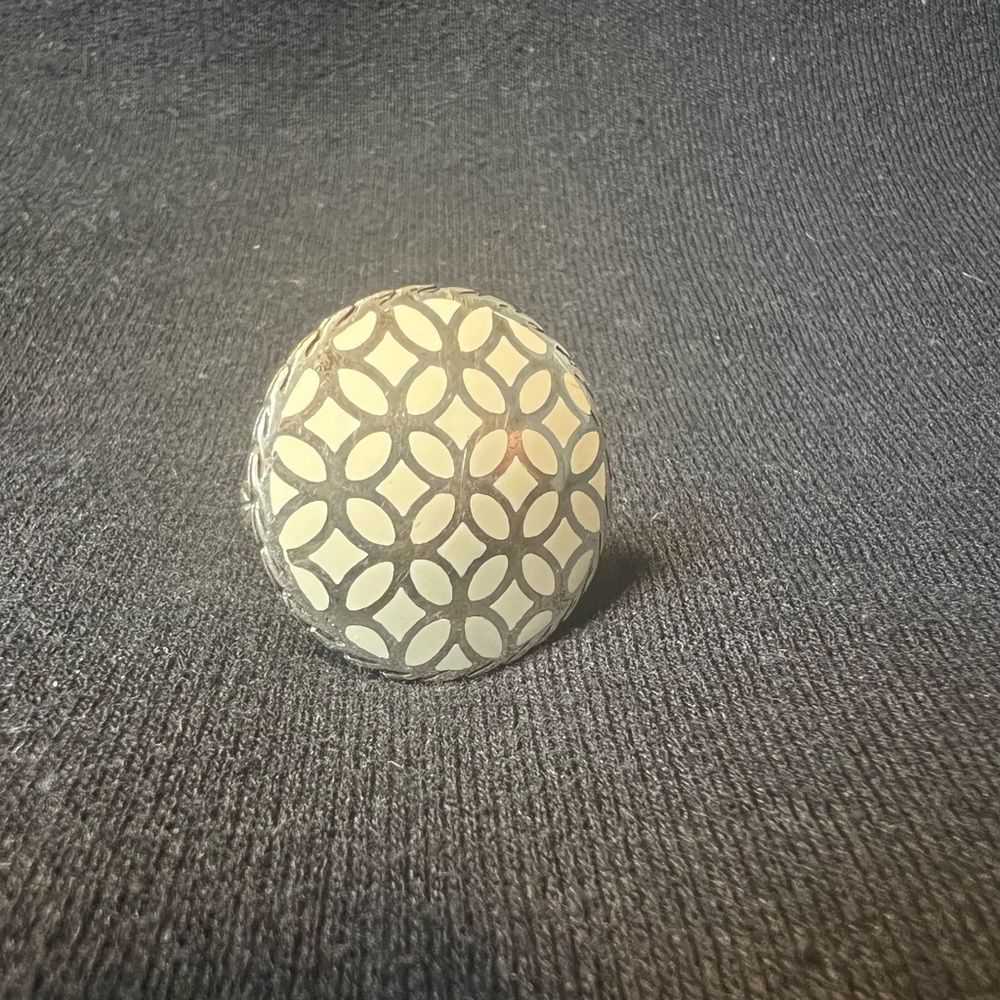 Geometric pattern ring